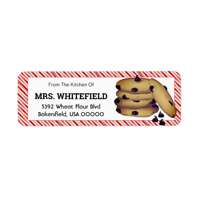 Chocolat Chip Cookies Baking Canning Gift (Devant)