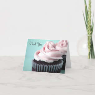 Chocolat Cupcakes Vanille Rose Frosting Merci