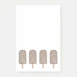 Chocolat Eclair Crème glacée Popsicles Post-It