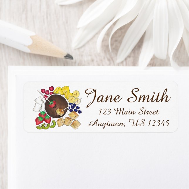 Chocolat Fondue Fruit Marshmallow Chocoholic Alime (En situation)