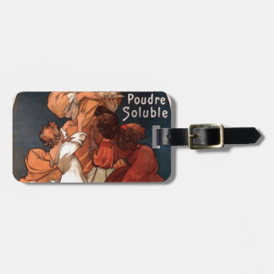 Chocolat Ideal by Alphonse Mucha Luggage Tag