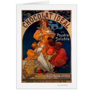 Chocolat Idéal Poster Vintage Europe