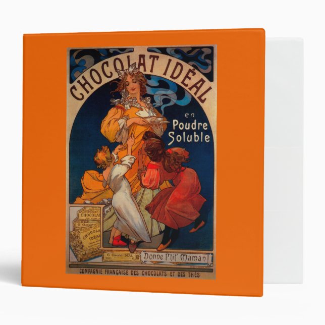 Chocolat Ideal Vintage PosterEurope Binder (Front/Inside)