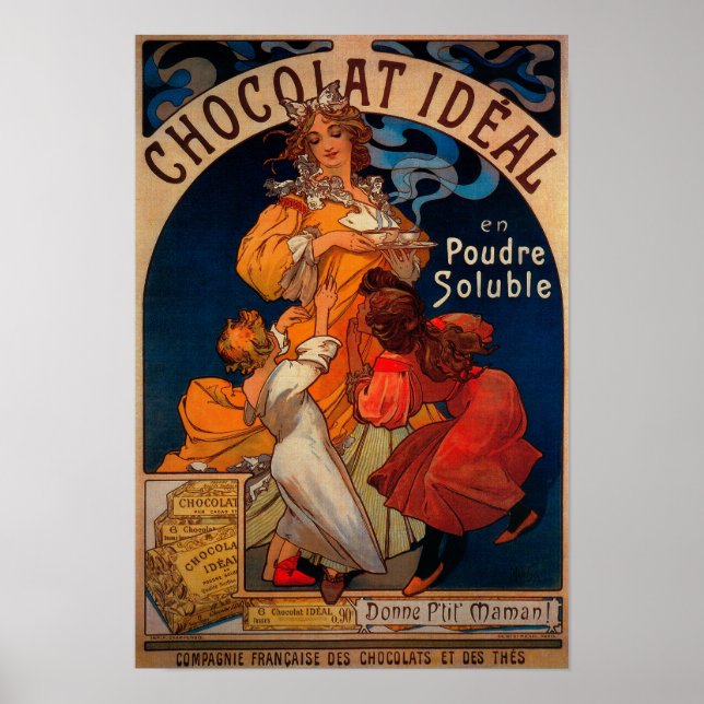 Chocolat Ideal Vintage PosterEurope Poster (Front)