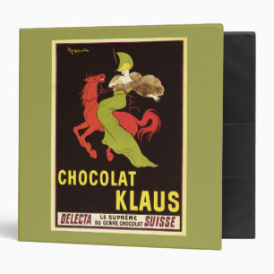Chocolat Klaus Advertisement Poster Binder