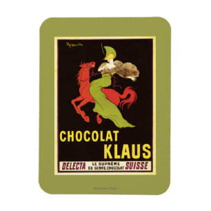 Chocolat Klaus Advertisement Poster Magnet