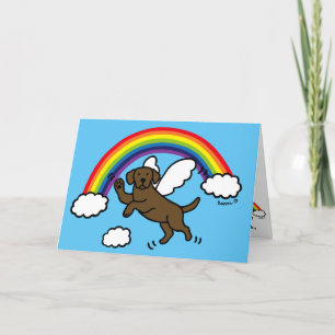 Chocolat Labrador Guardian Angel Merci