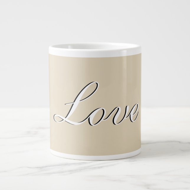 Chocolat léger amour Mug (Devant)