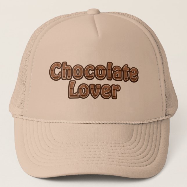 Chocolat Lover casquette - choisissez la couleur (Devant)