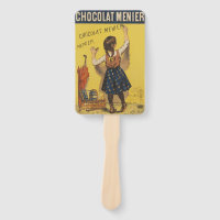 Chocolat Menier Little Girl Wall Writing 
