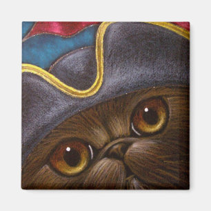 CHOCOLAT PERSIAN CAT PIRATE Aimant
