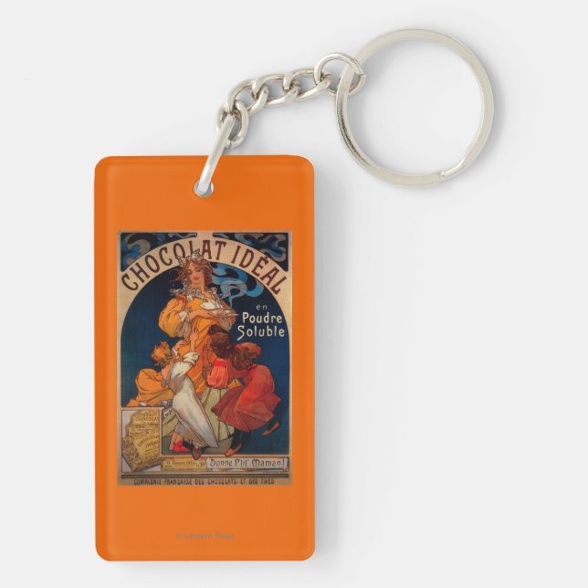 Chocolat PosterEurope vintage idéal (Dos)
