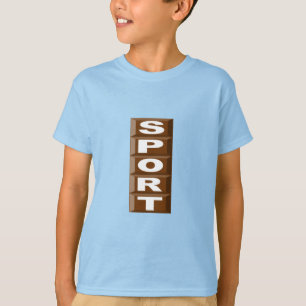 CHOCOLAT SPORT Light Blue T-shirt for children