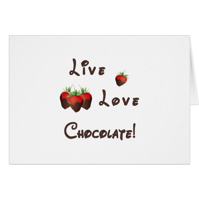 Chocolat vivant d'amour (Devant Horizontal)