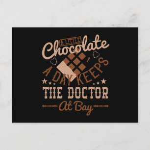 Chocolate - A Little Chocolate A Day Postcard