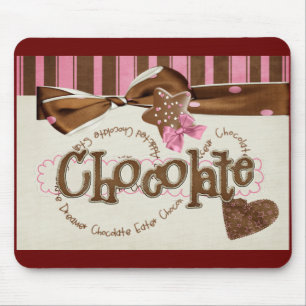 chocolate addiction mouse pad