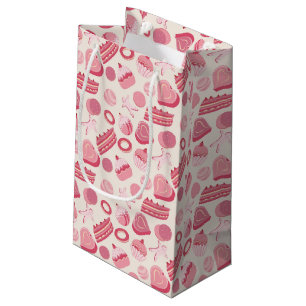 Chocolate and pastries pattern 2 small gift bag