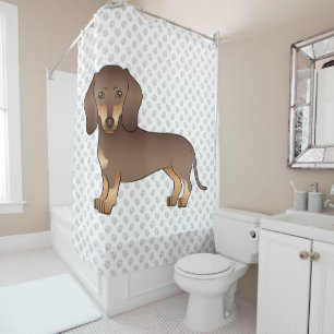 Chocolate And Tan Short Hair Dachshund & Paws