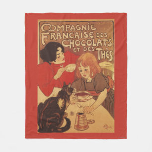 Chocolate and Tea Co Mother and Daughter Fleece Blanket