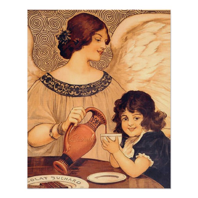 Chocolate Angel French Antique Poster (Front)