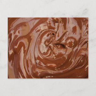 Chocolate Background Postcard