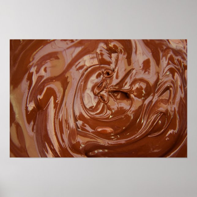 Chocolate Background Poster (Front)