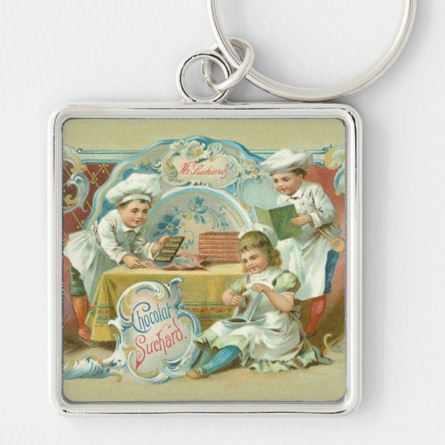 Chocolate Bakers Antique Keychain (Front)