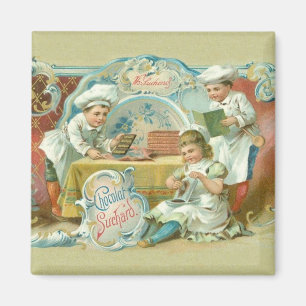 Chocolate Bakers Antique Magnet