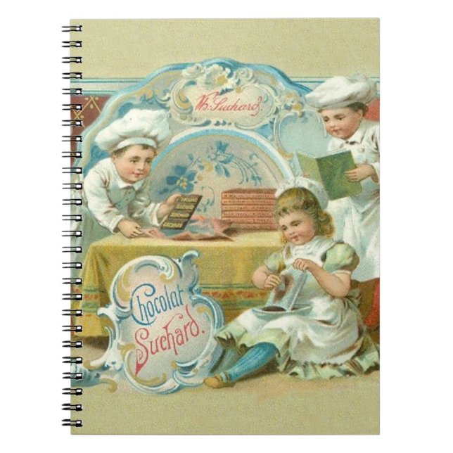 Chocolate Bakers Antique Notebook (Front)