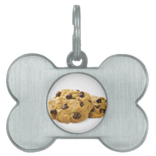 Chocolate Baking Sweets Dessert Food Cookie Party Pet Name Tag