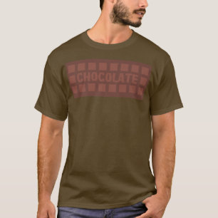 Chocolate Bar Milk Cocoa Brownie Cake Baking  T-Shirt