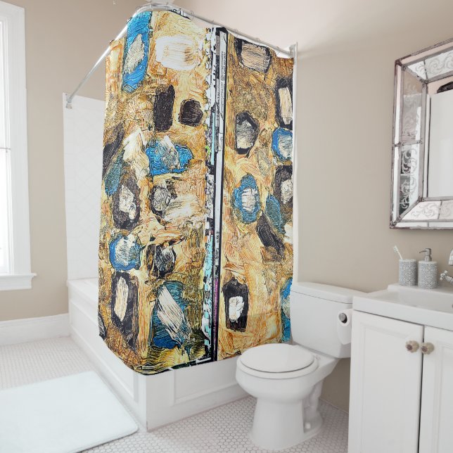 CHOCOLATE BAR SHOWER CURTAIN! (In Situ)