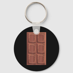 Chocolate Bar Smores Costume Group Camping Keychain