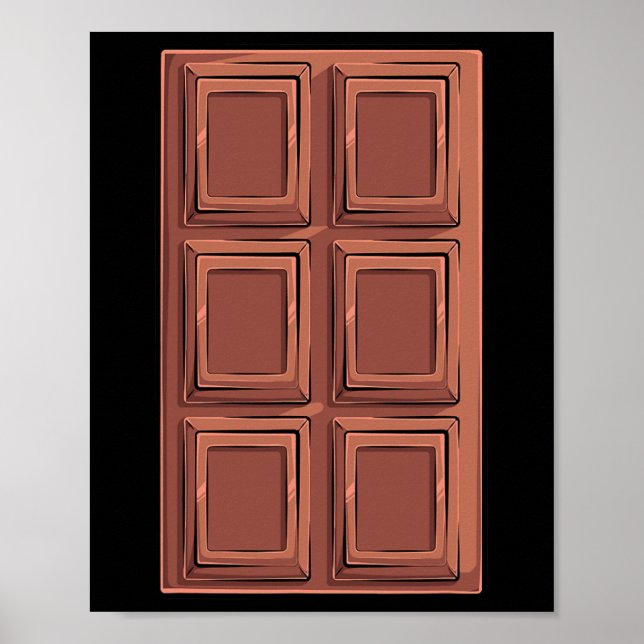Chocolate Bar S'mores Costume Group Camping  Poster (Front)