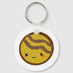 chocolate biscuit keychain
