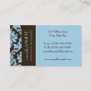 Chocolate Blue Business Card