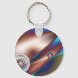 Chocolate Blue Keychain