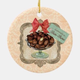 Chocolate bon-bons candy Christmas ornament
