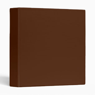 Chocolate Brown  Binder