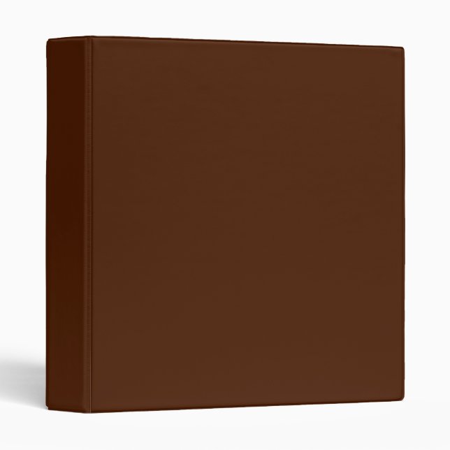 Chocolate Brown  Binder (Front/Spine)