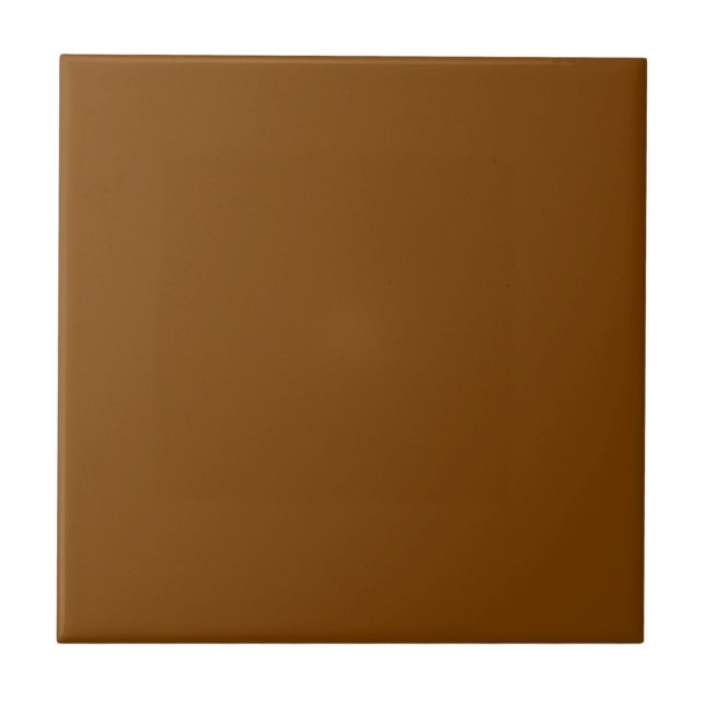 Chocolate Brown Ceramic Tile (Front)