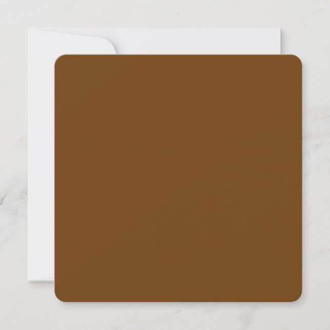Chocolate Brown Decor Accent Colour to Customize (Front)