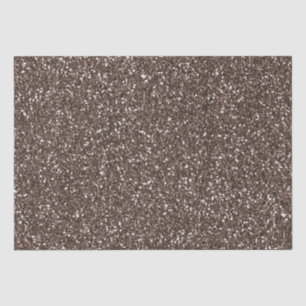 Chocolate Brown Glitter Tissue Paper