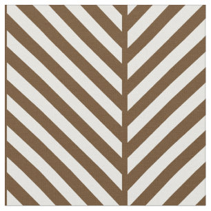 Chocolate Brown Herringbone Large Scale Fabric