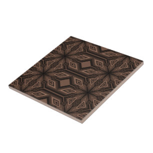 Chocolate Brown Mosaic Ceramic Tile