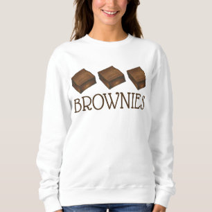Chocolate Brownies Bake Sale Bakery Treats Foodie Sweatshirt