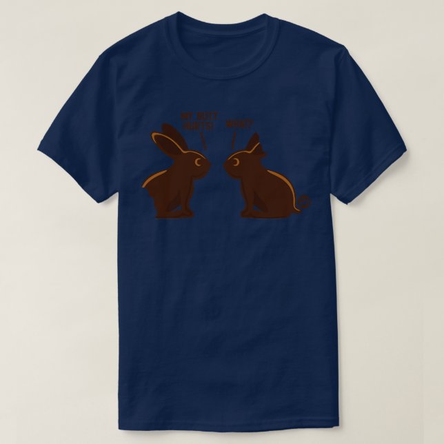 CHOCOLATE BUNNIES T-Shirt (Design Front)