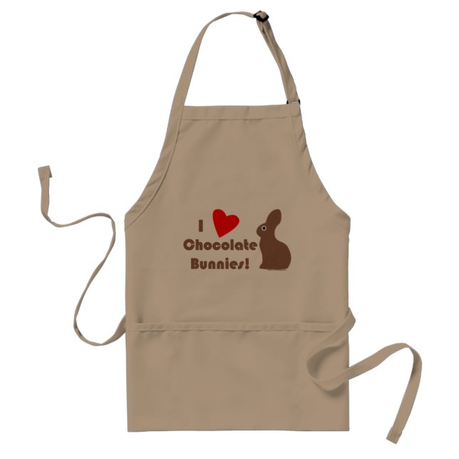 Chocolate Bunny Apron (Front)