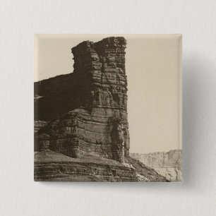 Chocolate Butte, Paria Creek, Arizona 2 Inch Square Button