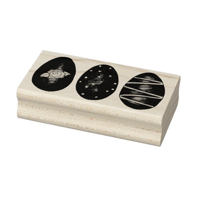 Chocolate Buttercream Easter Egg Candy Chocoholic Rubber Stamp (Stamp)